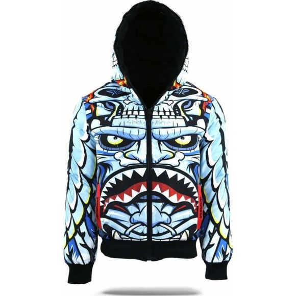 Sprayground Other - Sprayground Reversible Down Jacket  "Head Hunter"